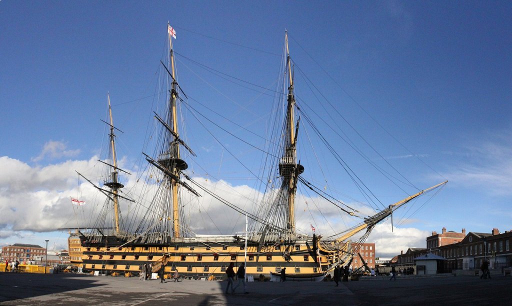 HMS Victory in No. 2 Dock at Portsmouth Historic Dockyard