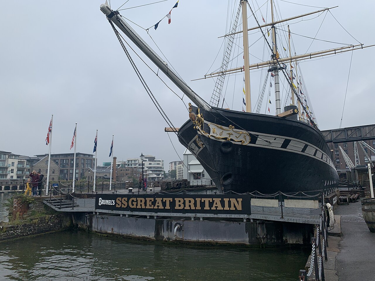 Brunel's SS Great Britain in her dry dock at Bristol